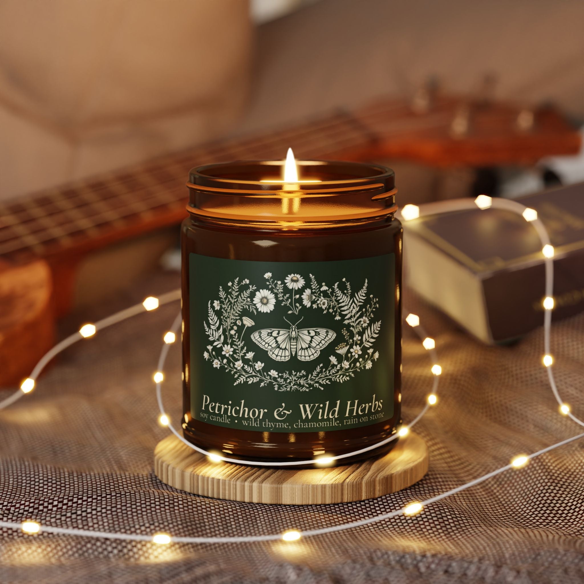 Petrichor & Wild Herbs - Cottagecore Soy Wax Candle